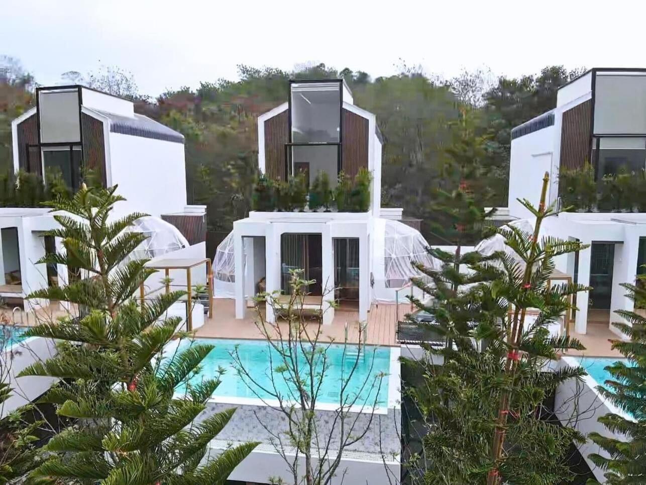 The X10 Nordic Tent And Glamping Pool Villa Khaoyai เขาใหญ่ - Sha Certified Ban Thung Sawang Exteriör bild