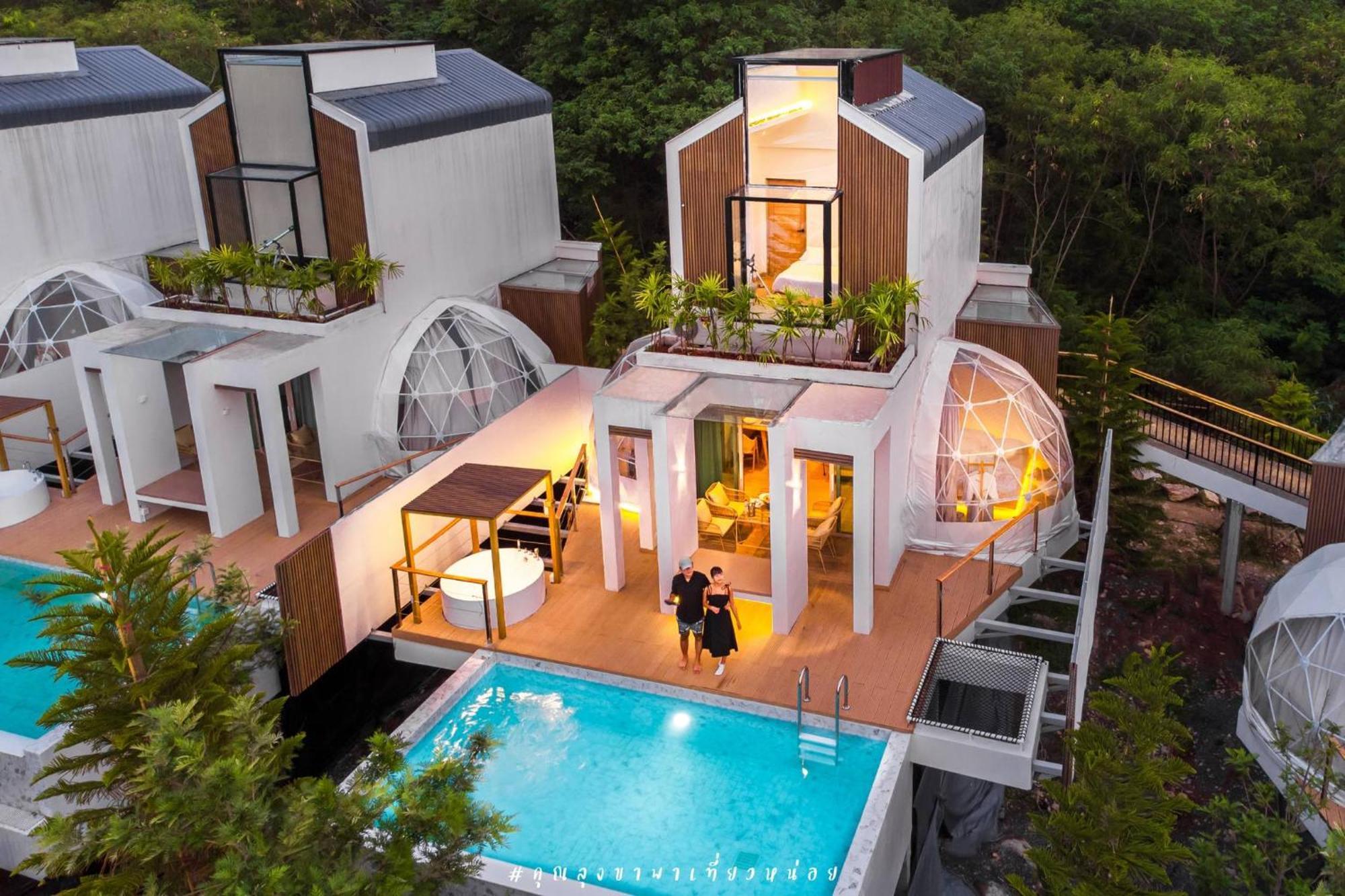 The X10 Nordic Tent And Glamping Pool Villa Khaoyai เขาใหญ่ - Sha Certified Ban Thung Sawang Exteriör bild
