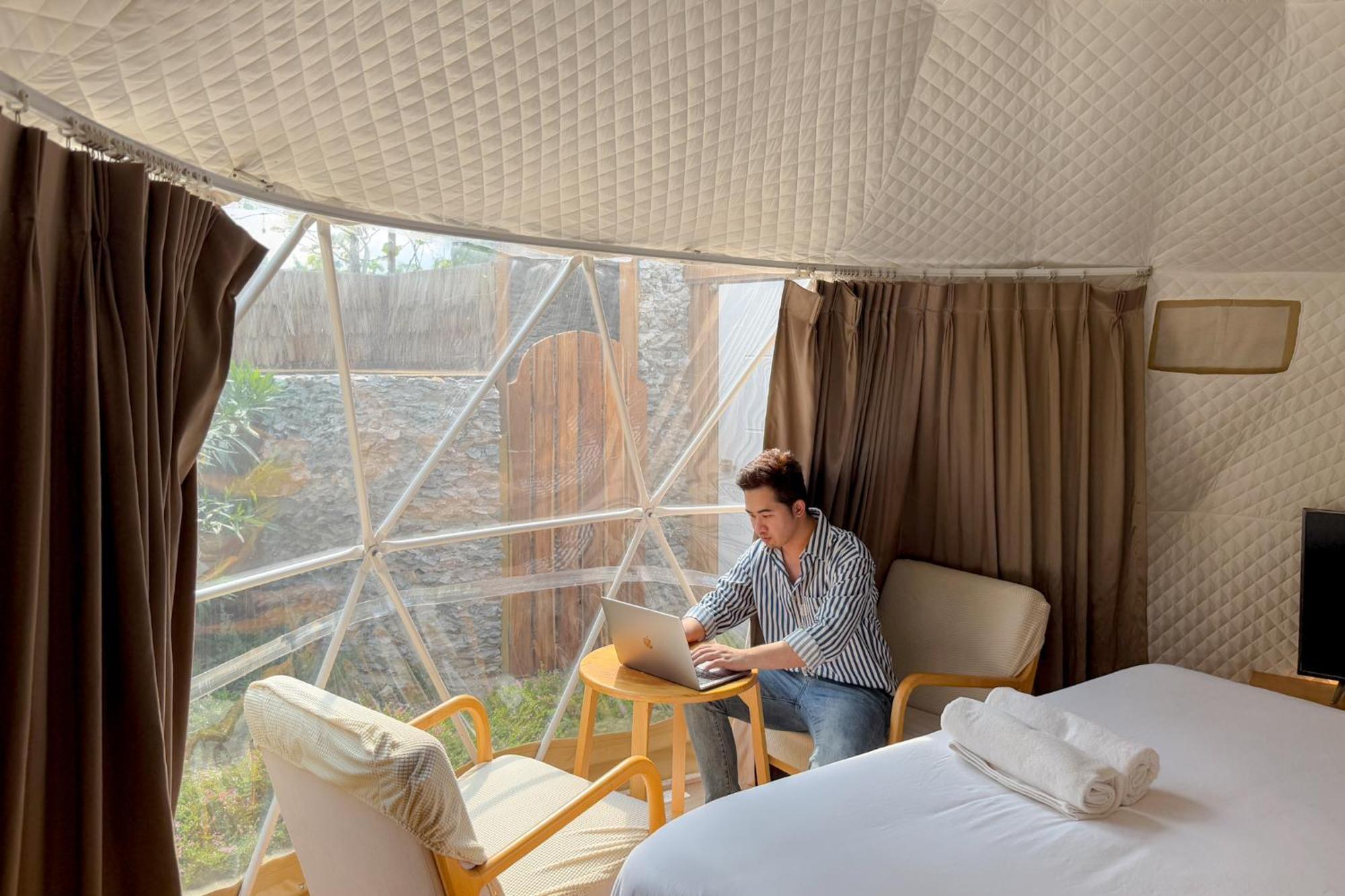 The X10 Nordic Tent And Glamping Pool Villa Khaoyai เขาใหญ่ - Sha Certified Ban Thung Sawang Exteriör bild