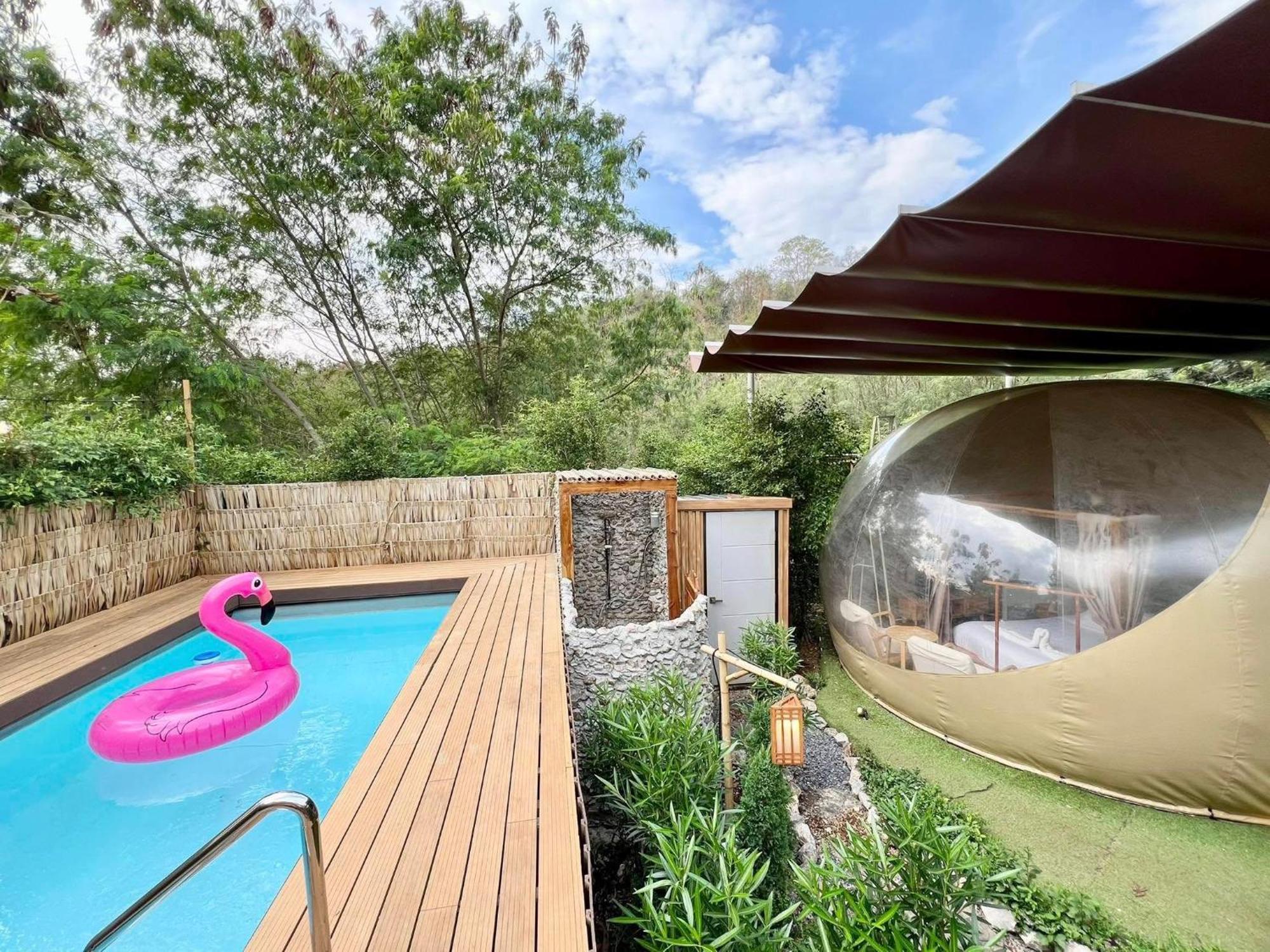 The X10 Nordic Tent And Glamping Pool Villa Khaoyai เขาใหญ่ - Sha Certified Ban Thung Sawang Exteriör bild
