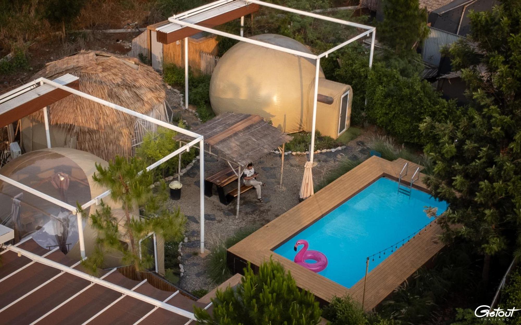 The X10 Nordic Tent And Glamping Pool Villa Khaoyai เขาใหญ่ - Sha Certified Ban Thung Sawang Exteriör bild